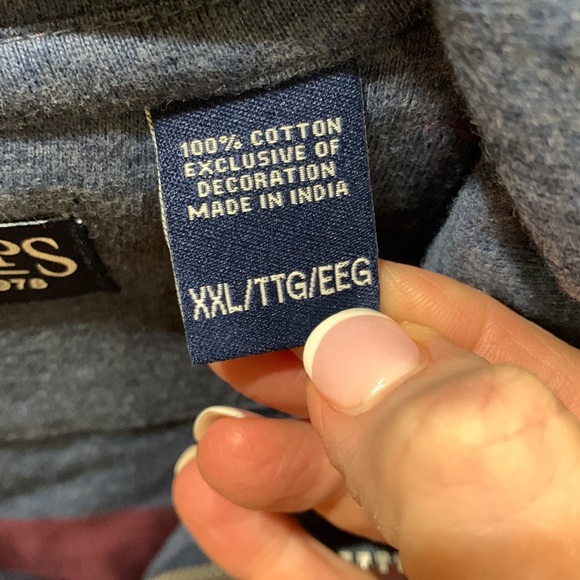 Chaps XXL/TTG soft cotton pullover shirt. This is a 2X big & tall fits large see - Picture 5 of 16